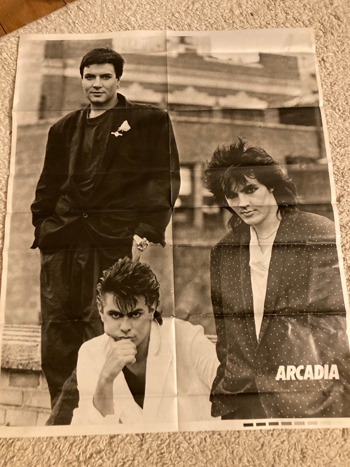 Poster A2 formaat ARCADIA Duran Duran, Ophalen of Verzenden, Zo goed als nieuw, A1 t/m A3
