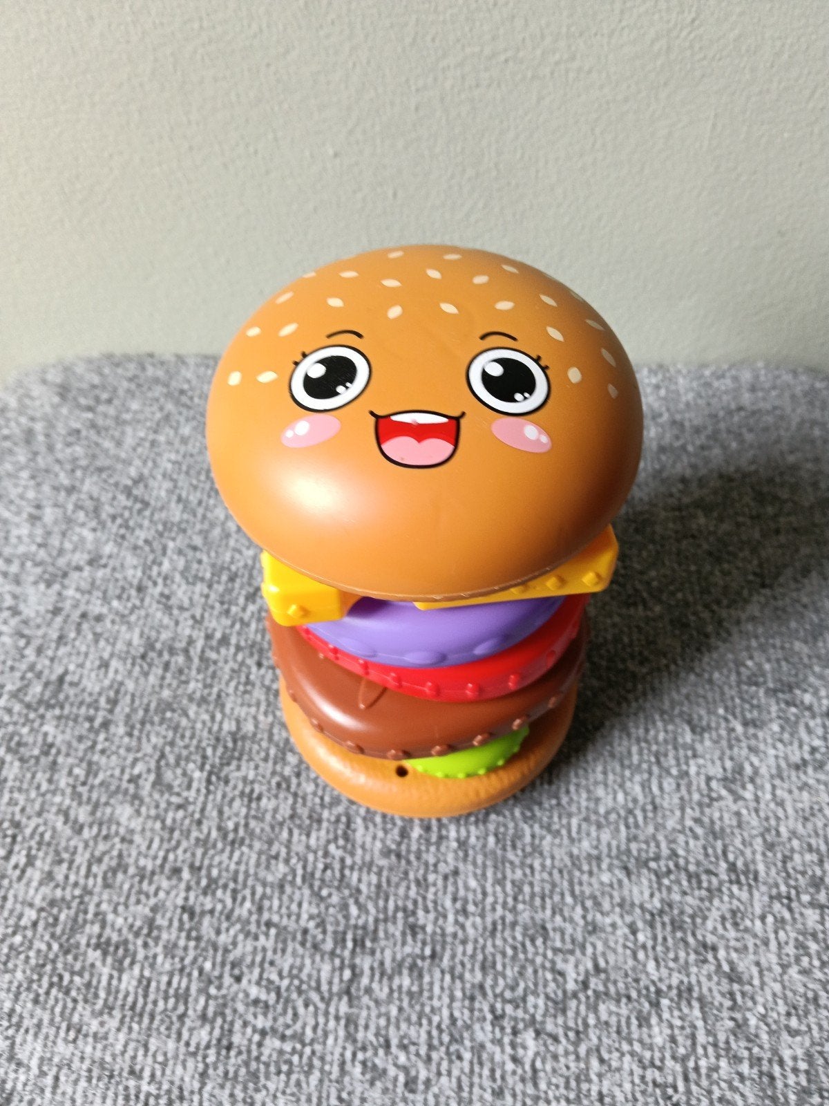 Stapelbare Hamburger Speelgoed  vanaf 1 jaar, Overige typen, Ophalen of Verzenden, Zo goed als nieuw, Lieselotjegebruiktspeelgoed