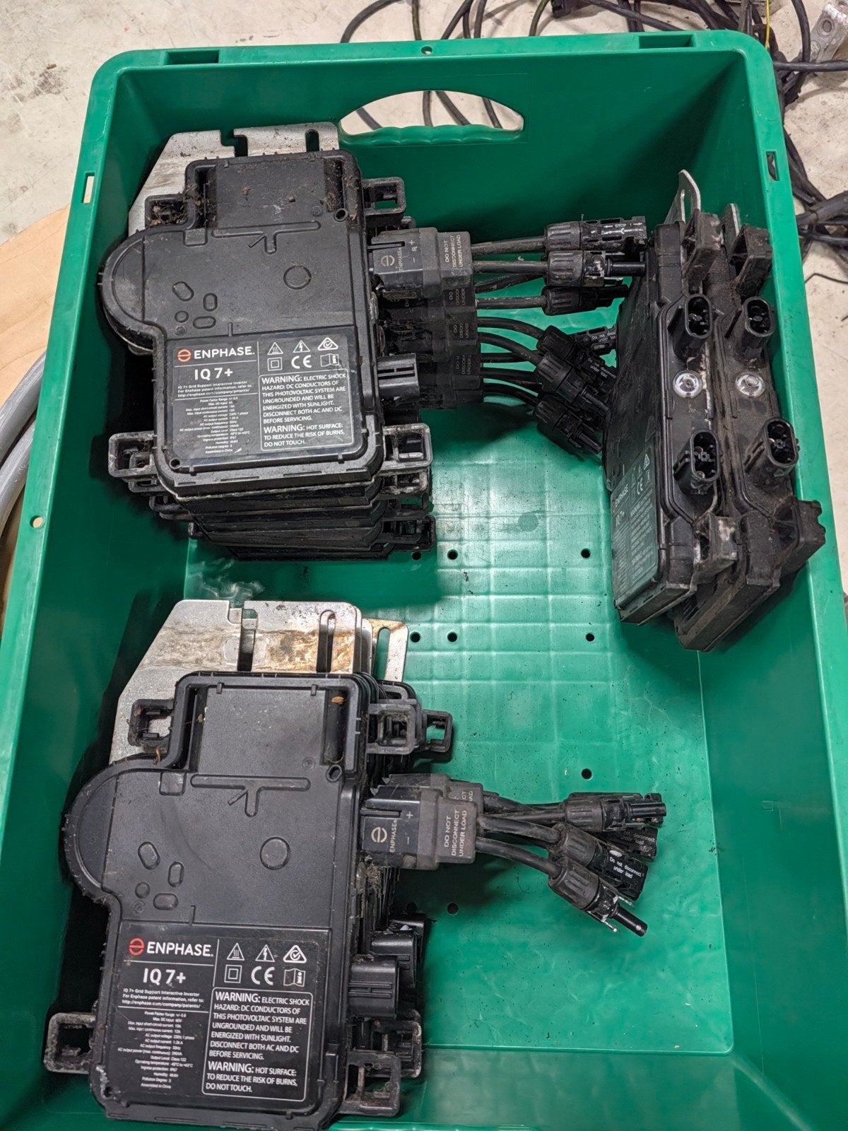 Enphase IQ7+ Micro-omvormers 11stuks gebruikt, Ophalen of Verzenden, Gebruikt, Overige typen
