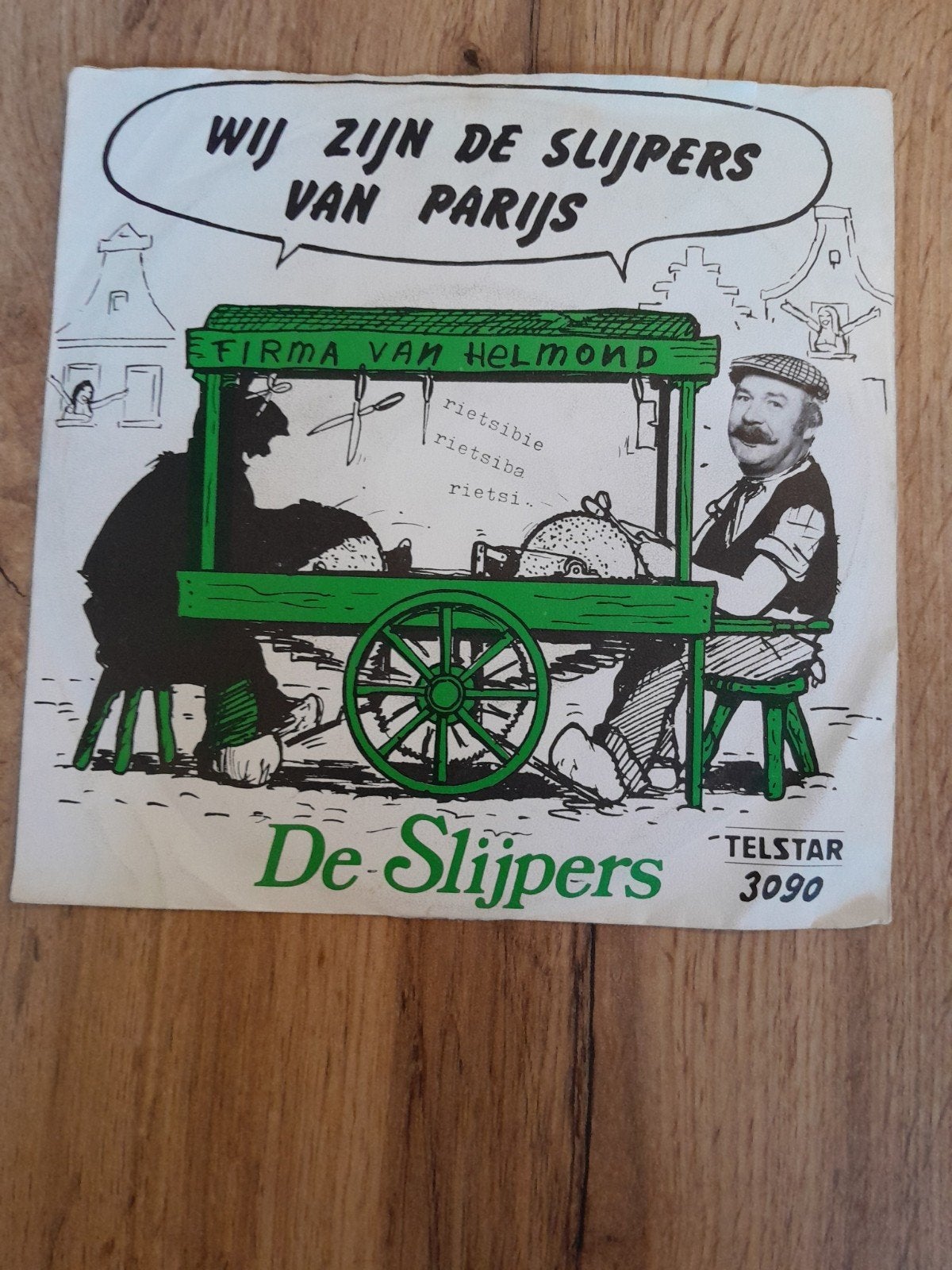 de slijpers 7inch wij zijn de slijpers van parijs, Ophalen of Verzenden, Zo goed als nieuw, Nederlandstalig