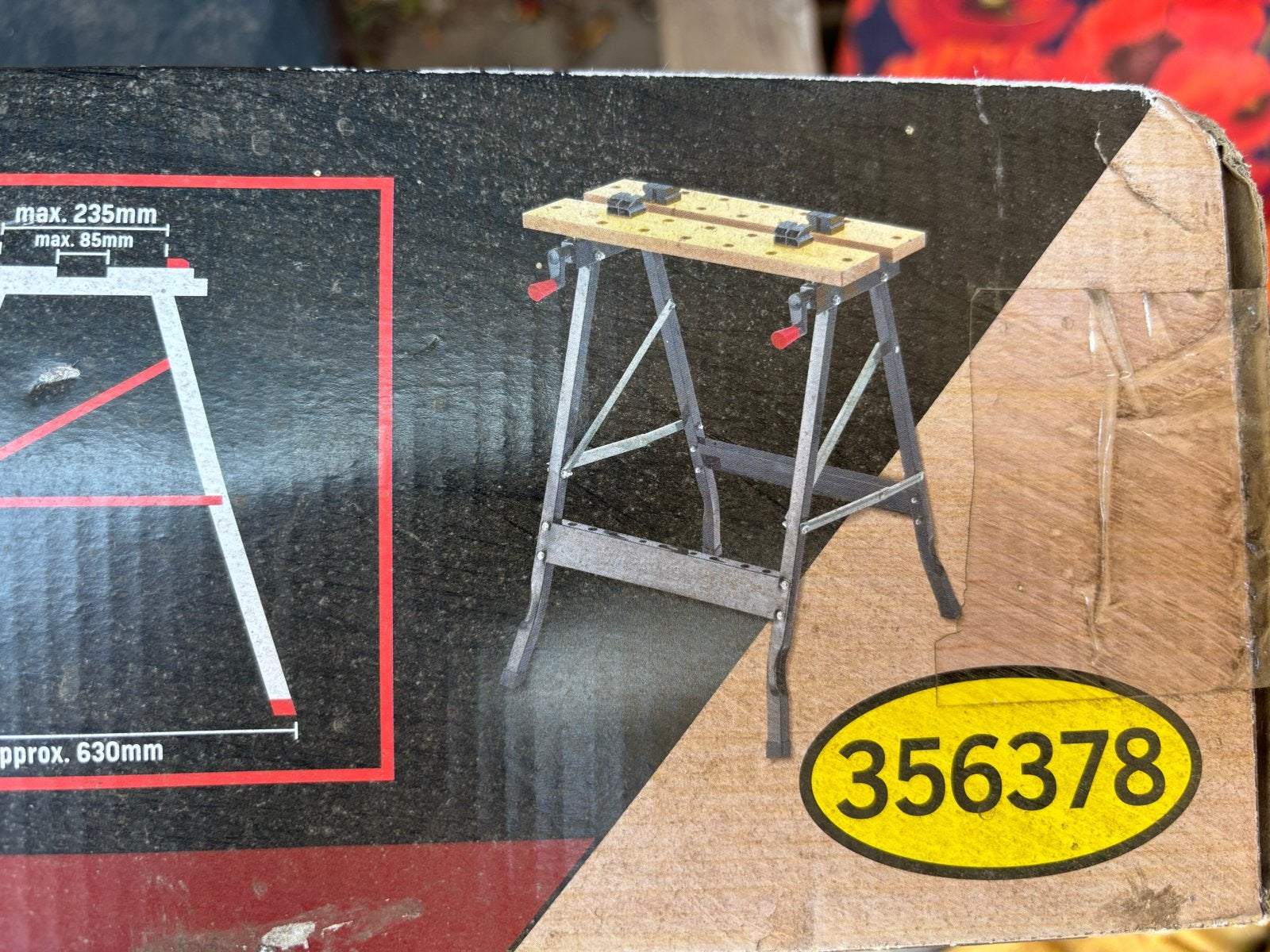 Parkside Workbench - Ongeopend en Nieuw, Doe-het-zelf en Verbouw, Werkbanken, Ophalen of Verzenden, Nieuw, Minder dan 70 cm, Bankschroef