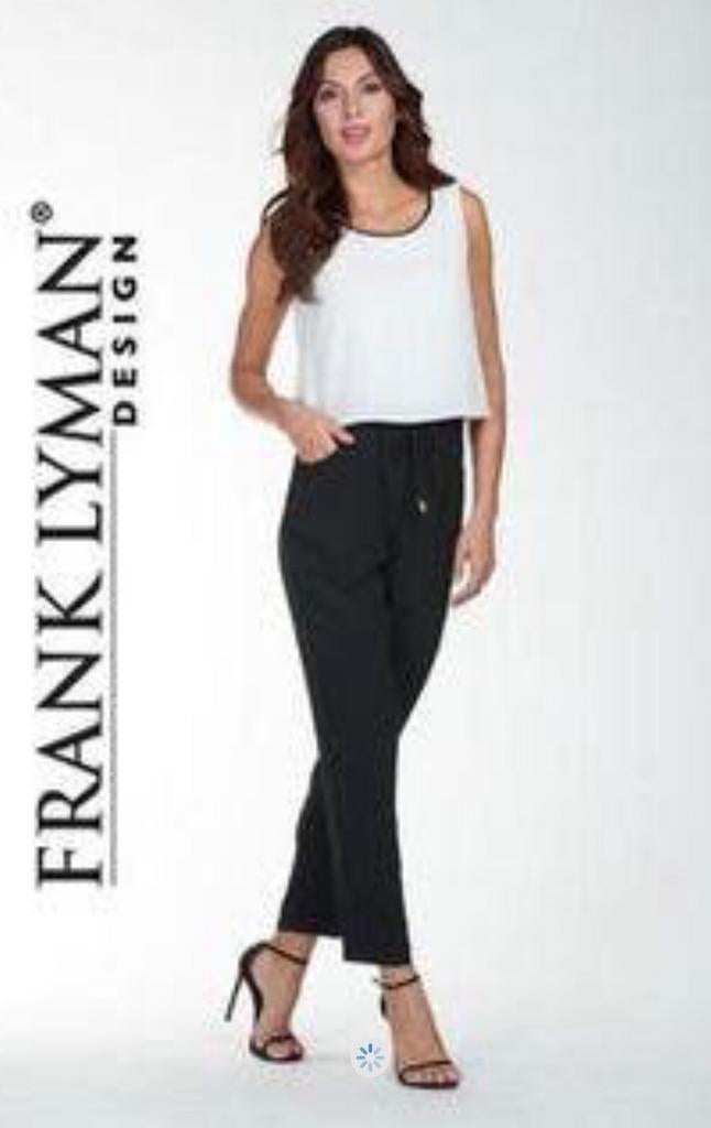Frank Lyman sportieve jumpsuit zwart met witte top maat 38, Kleding | Dames, Jumpsuits, Verzenden, Zo goed als nieuw, Maat 38/40 (M)