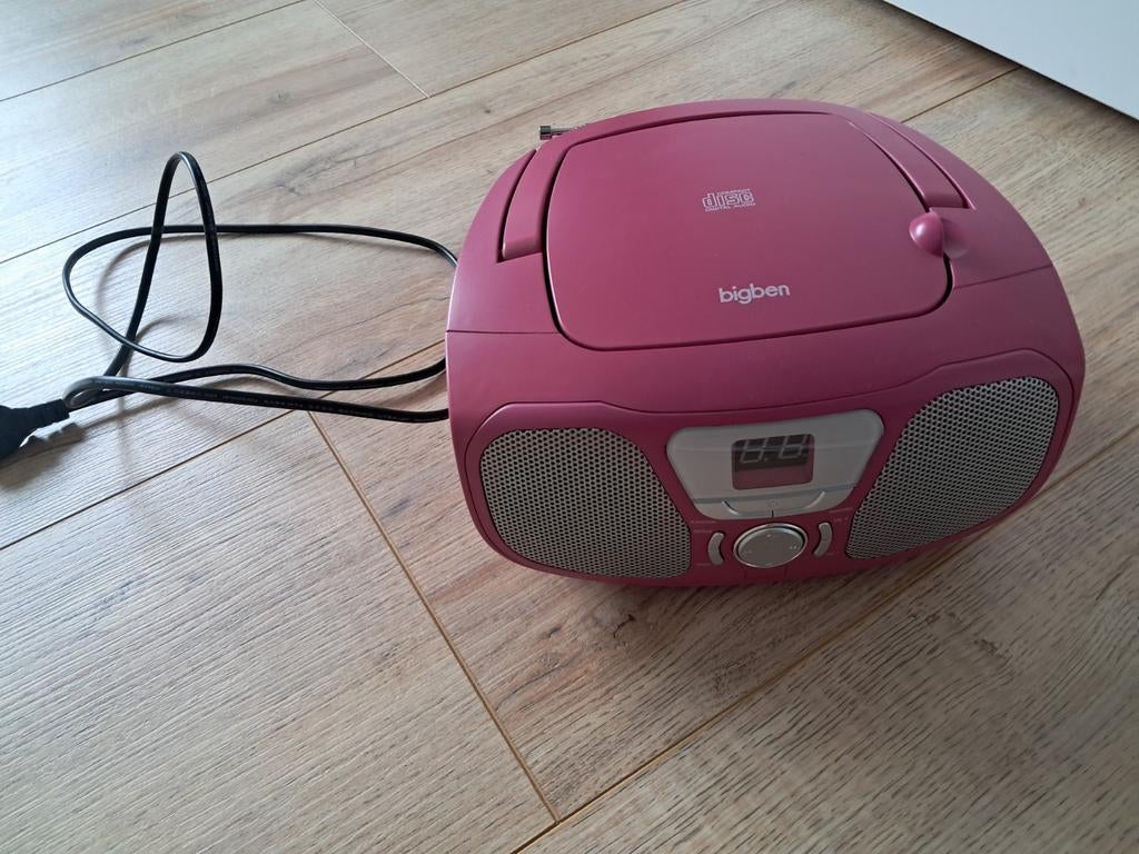 Disc speler cd roze, Audio, Tv en Foto, Radio's, Ophalen