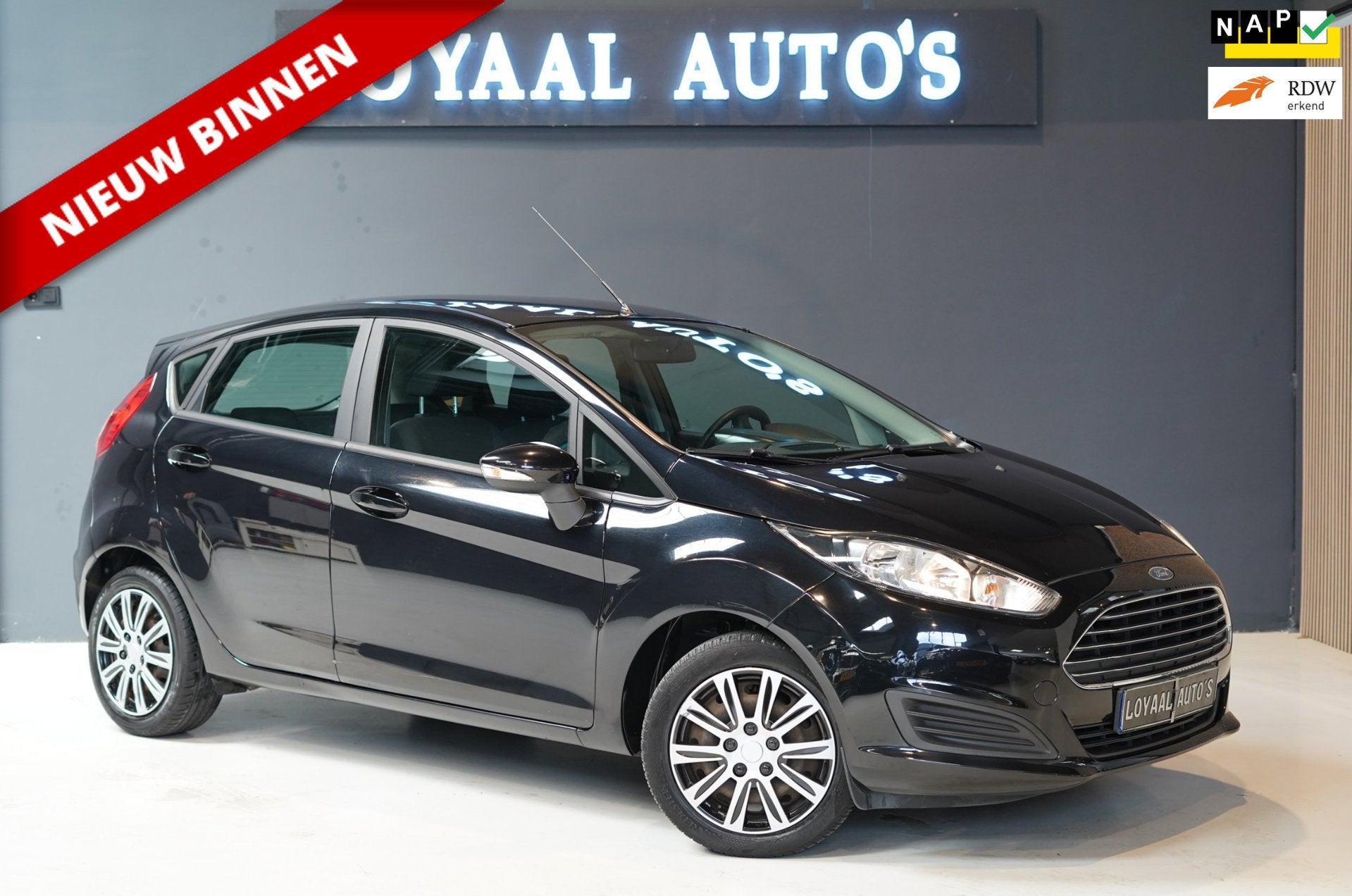 Ford Fiesta 1.0 Style | NAVI | AIRCO | ELEK.RAMEN | NAP |APK, Auto's, Euro 5, Stof, 525 kg, Origineel Nederlands