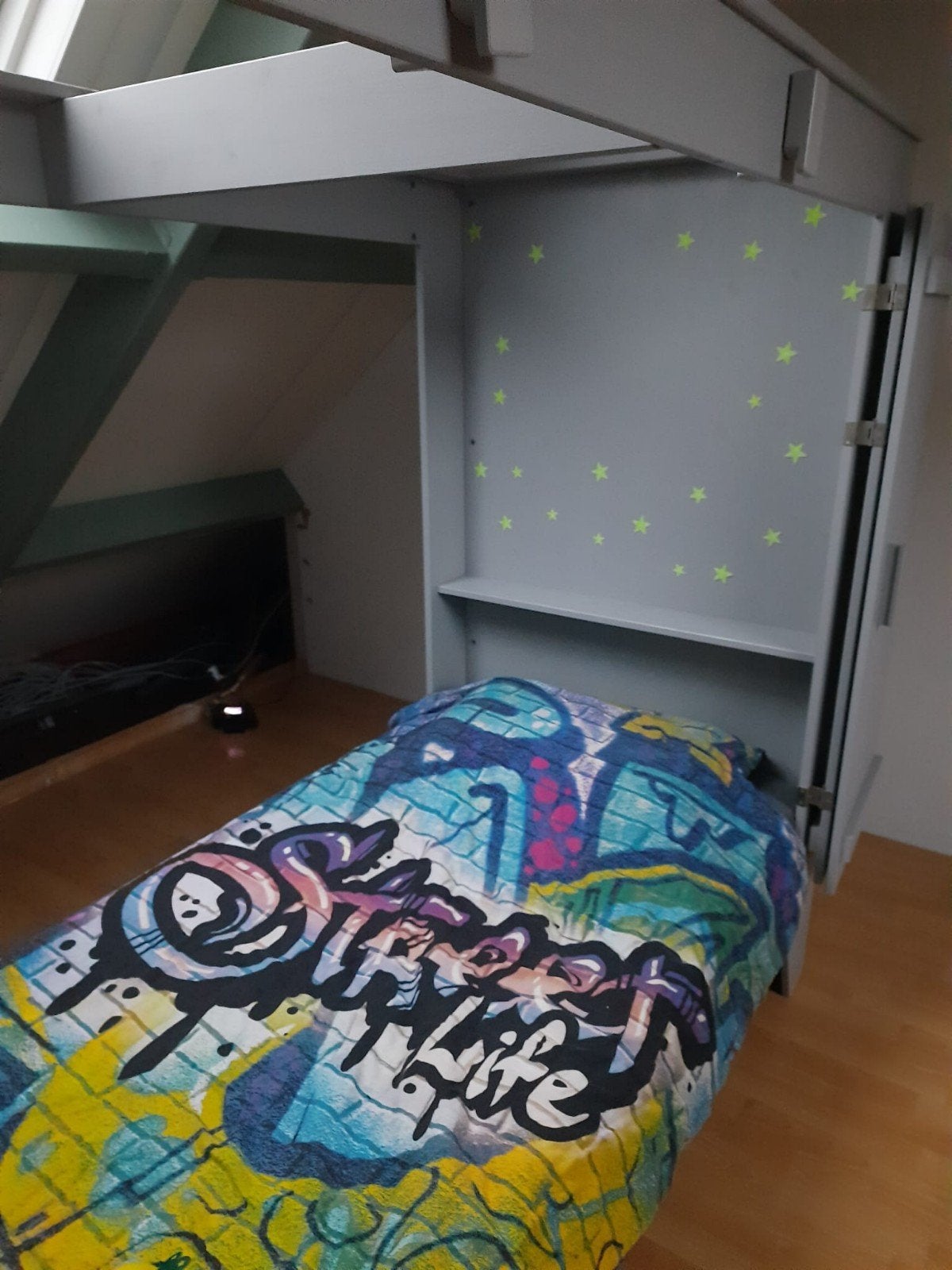 Lief bedstee, Ophalen, Gebruikt, 90 cm, Eenpersoons