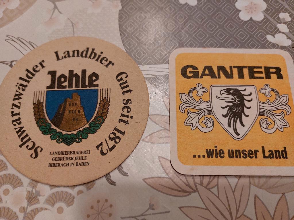 Bierviltje merk Ganter en merk Jehle, Ophalen, Viltje(s), Overige merken