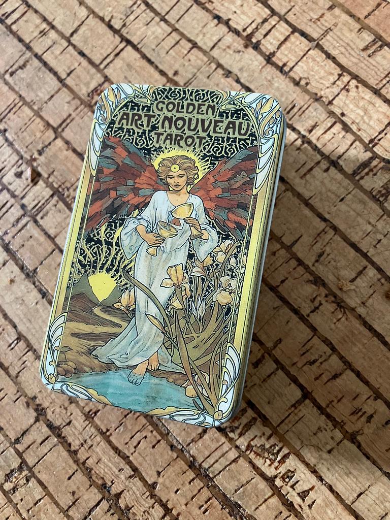 Golden art nouveau tarot, Ophalen of Verzenden, Zo goed als nieuw