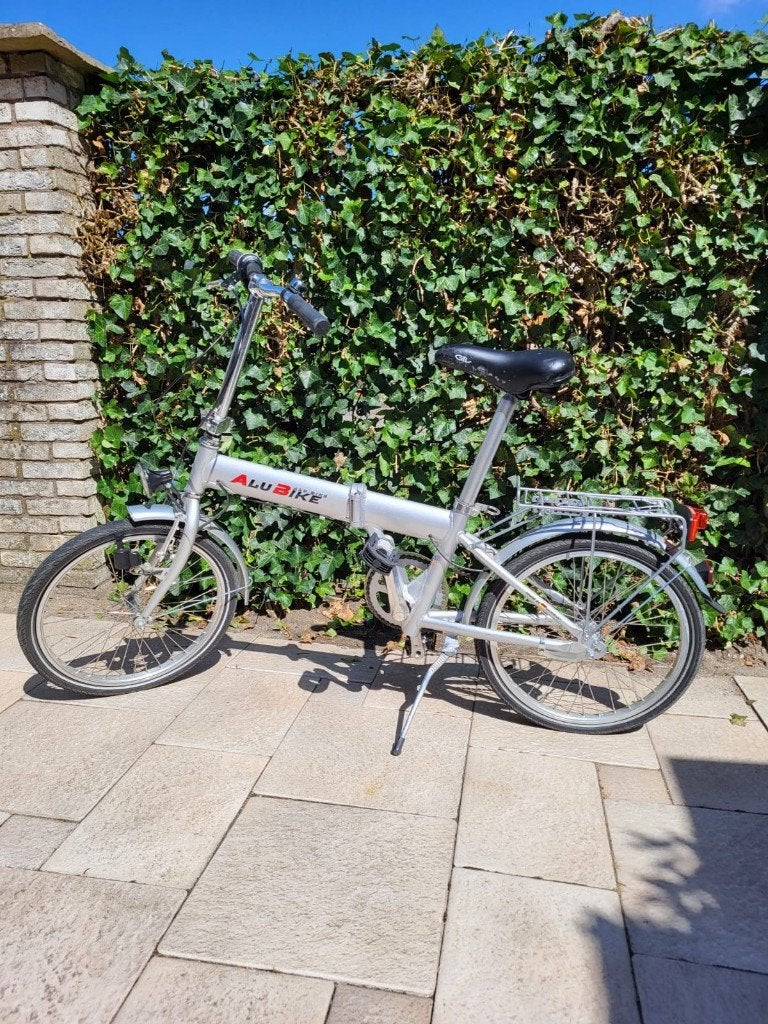 Nieuwe vouwfiets AluBike kan je in een tas meenemen!, 16 tot 18 inch, Versnellingen, Nieuw, Totaal opvouwbaar