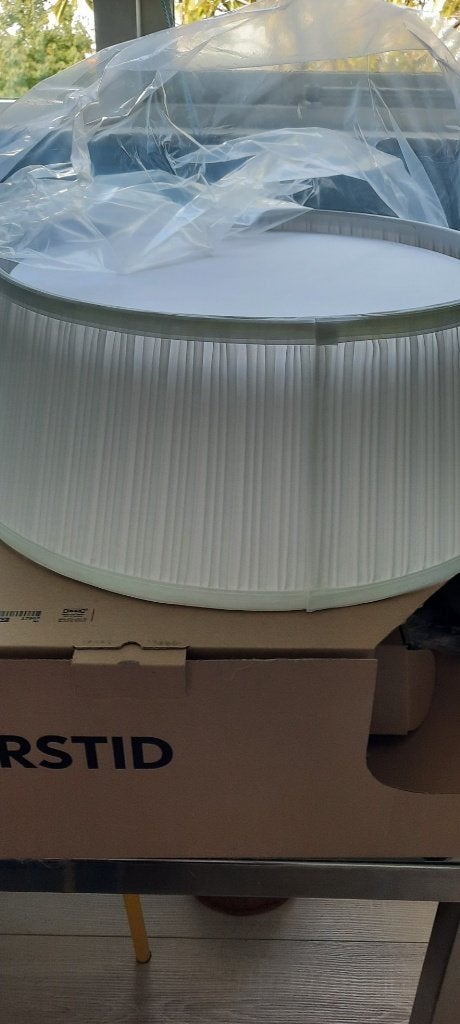 Nieuwe IKEA Plafondlamp, Ophalen, Inclusief lichtbron, Modern, Textiel