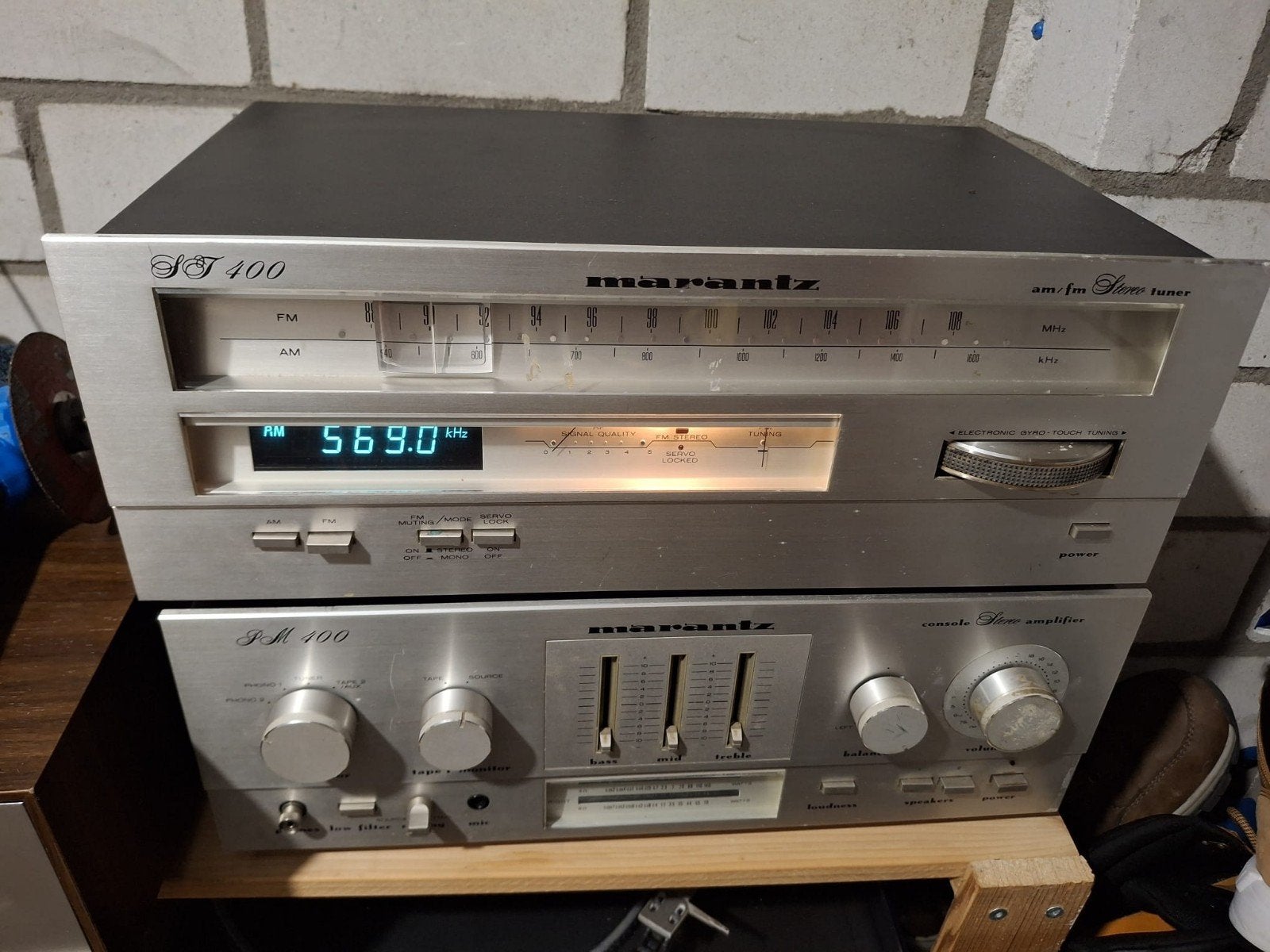 Marantz ST 400 Tuner en SM 100 Versterker Set