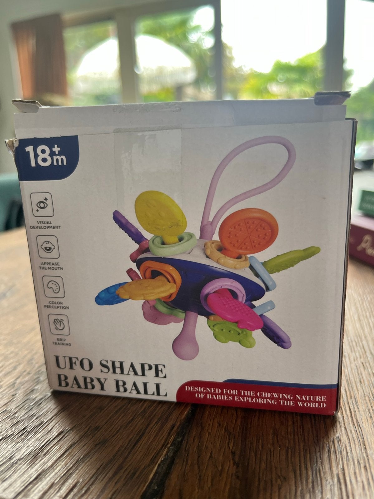 UFO Vorm Baby Bal - Bijtspeeltje en Rammelaar, Ophalen, Nieuw, Rammelaar