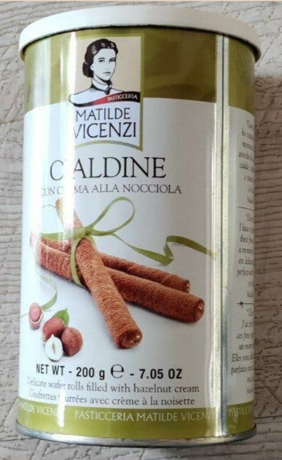 Mathilde Vicenzi,Pasticceria,Caialdine,Italië,deksel, Ophalen of Verzenden, Overige