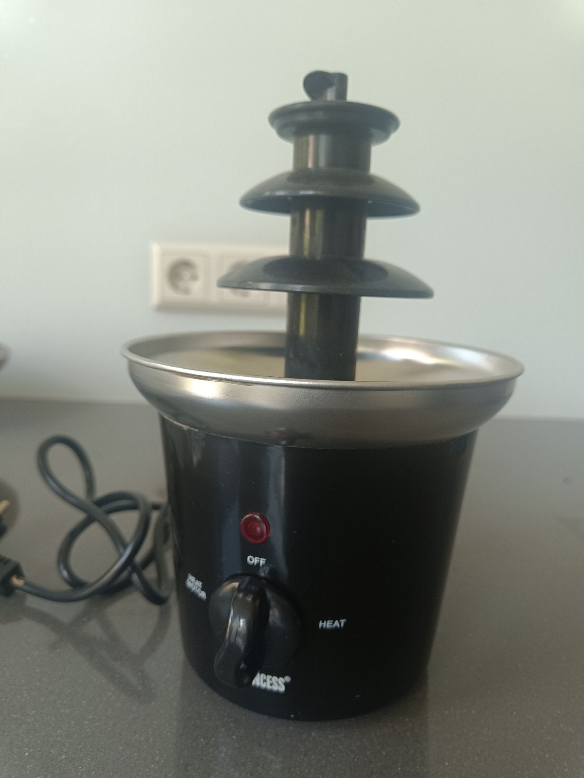 Princess 292994 Chocoladefontein, Witgoed en Apparatuur, Fonduesets, Ophalen of Verzenden, Zo goed als nieuw, Elektrisch, Fondueset