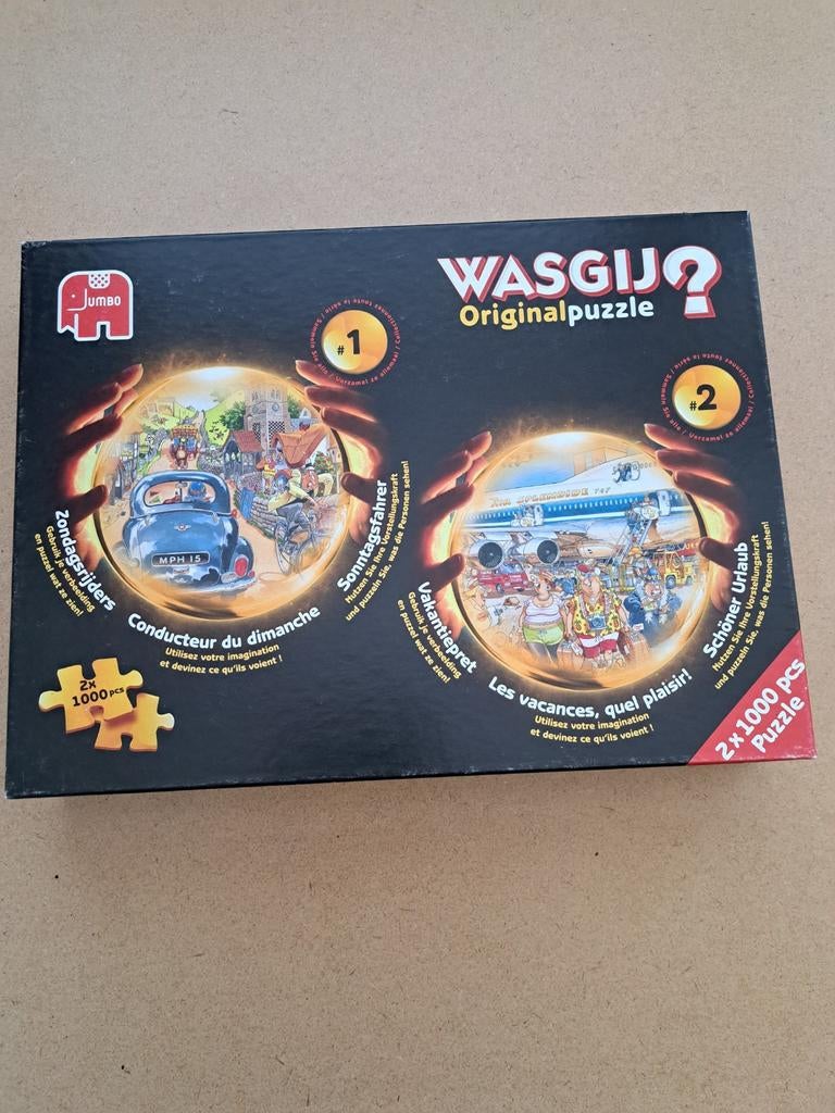 Wasgij puzzels, Ophalen, 500 t/m 1500 stukjes, Zo goed als nieuw