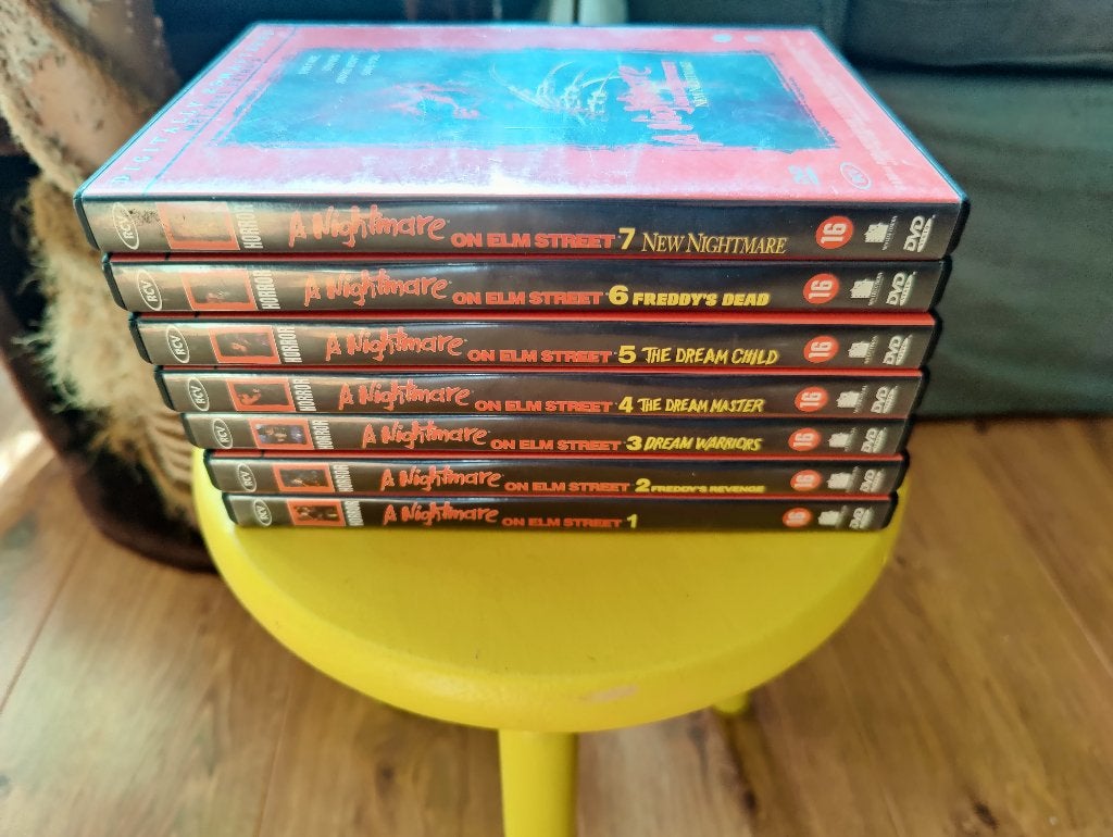 Nightmare on Elm Street films - 7x DVD, Vanaf 16 jaar, Ophalen of Verzenden, Zo goed als nieuw
