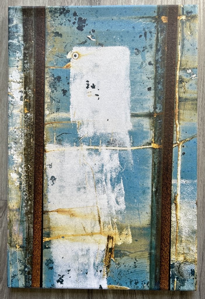 Art print Minne Smits op spierraam, Antiek en Kunst, Gesigneerd, Verzenden, Zeefdruk