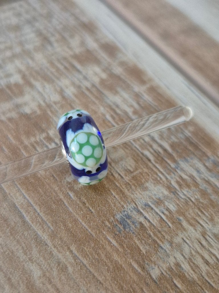 Trollbeads Uniek Turtle CC, Sieraden, Tassen en Uiterlijk, Bedels, Nieuw, Trollbeads, 1 bedel, Glas of Kristal