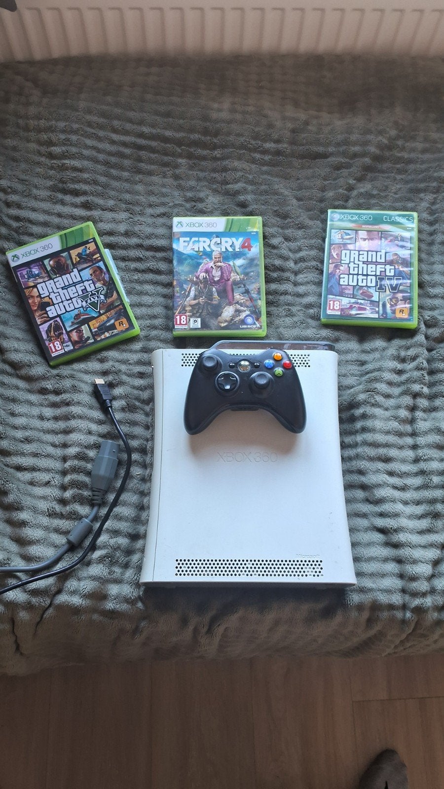 Xbox 360, Ophalen of Verzenden, Zo goed als nieuw, 500 GB, Met 1 controller