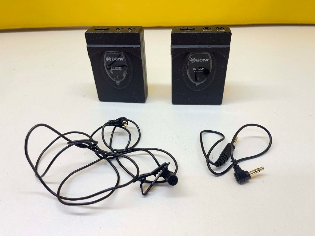 BOYA BY-WM5 Draadloos verzender + ontvanger & Lavalier Set, Overige merken, BOYA, N, Overige typen