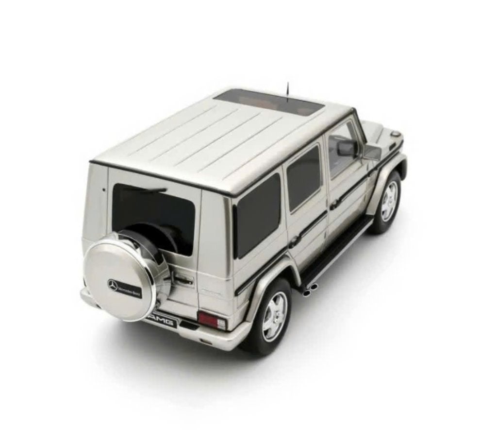 Mercedes Benz G-Class 55 AMG Zilver 1/18 OTTO MOBILE OT1126, Hobby en Vrije tijd, Modelauto's | 1:18, Ophalen of Verzenden, Nieuw