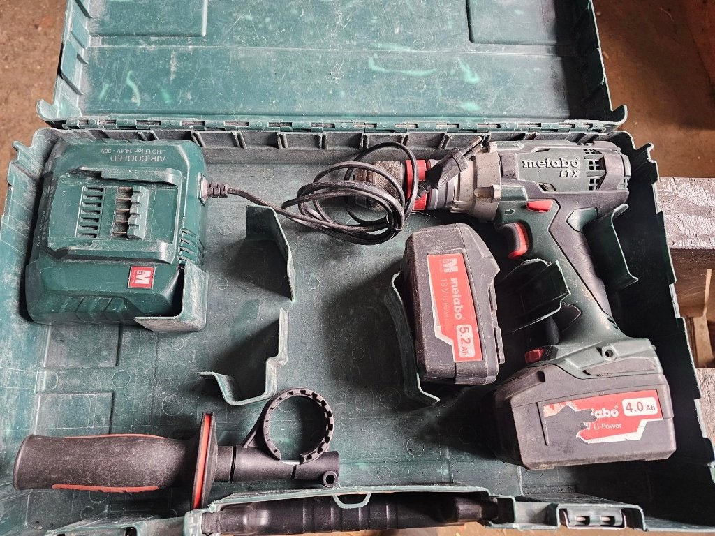 Metabo SB 18 LTX klopboormachine 18 volt, 2x accu, Ophalen, Gebruikt, Nn, Nn
