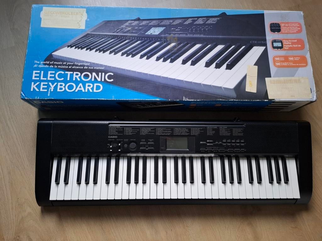 Casio CTK-1500 Keyboard, Ophalen, Zo goed als nieuw, 61 toetsen, Casio