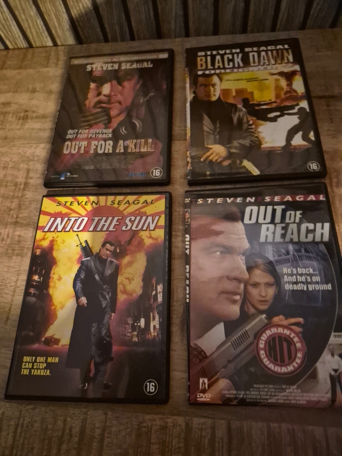 4Steven Seagal dvd,sVaste prijs€10euro, Alle leeftijden, Verzenden, Zo goed als nieuw