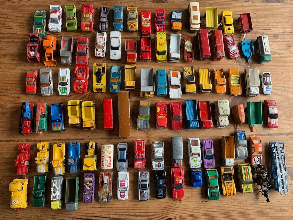 auto's 1 : 87  92 stuks., Ophalen of Verzenden, Gebruikt, Auto, Overige merken