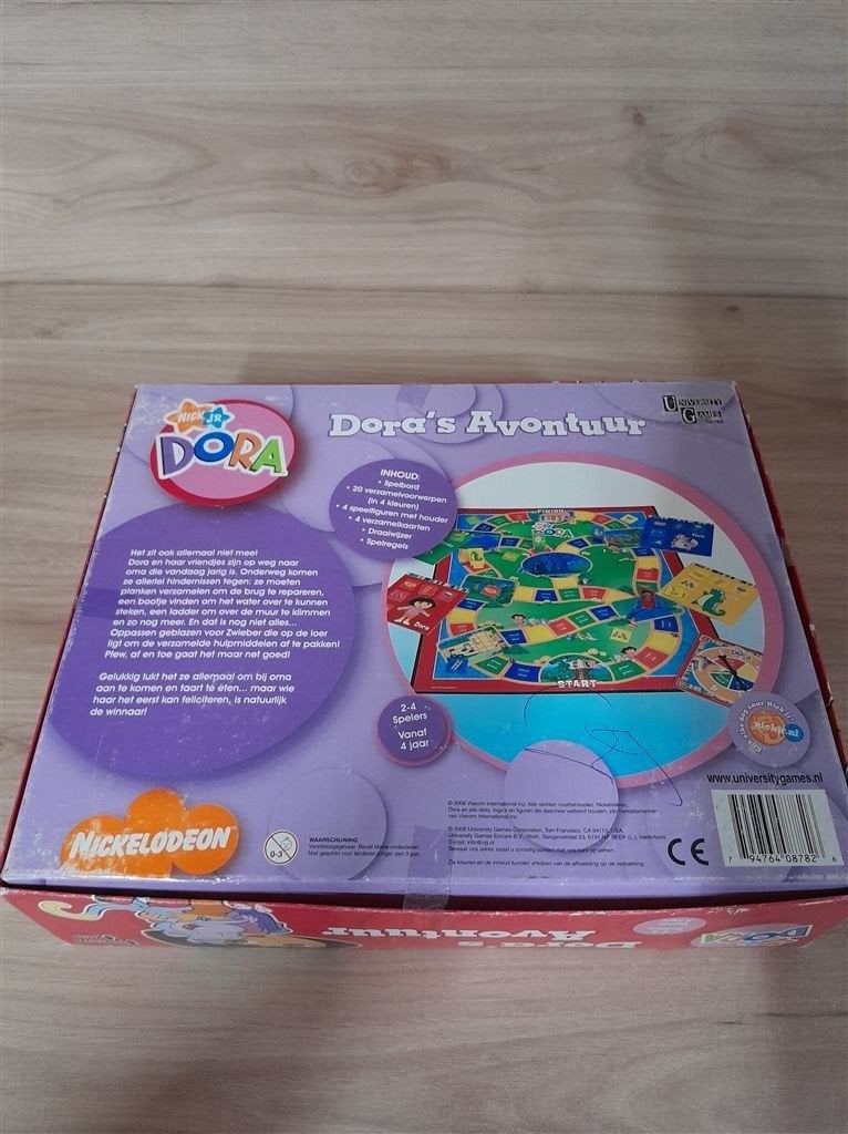 Doras avontuur - dora - s4727, Hobby en Vrije tijd, Gezelschapsspellen | Bordspellen, Verzenden, Zo goed als nieuw