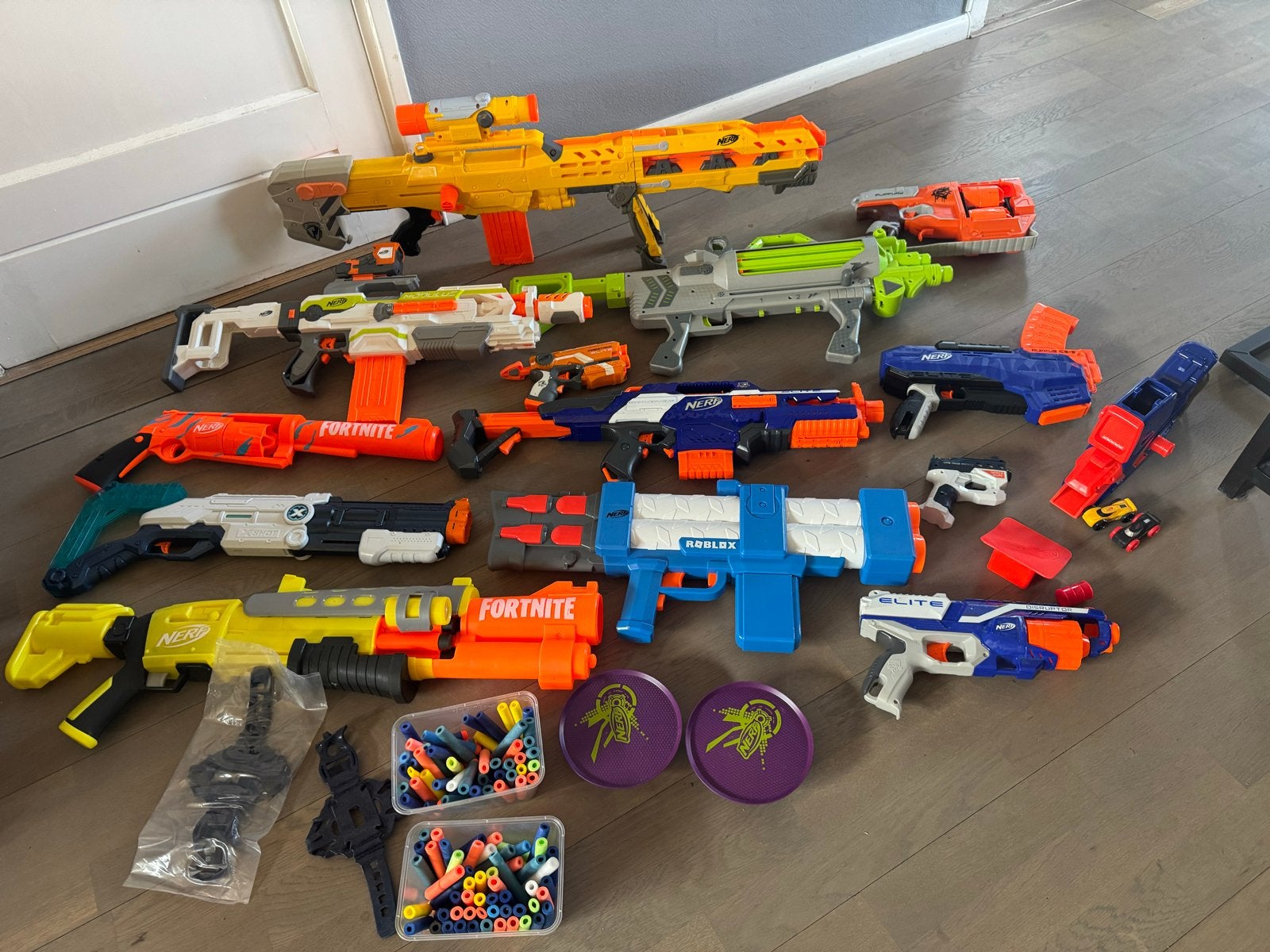 Grote Nerf Blaster Collectie - Fortnite, Roblox & Meer!, Ophalen, Gebruikt, Jongen of Meisje