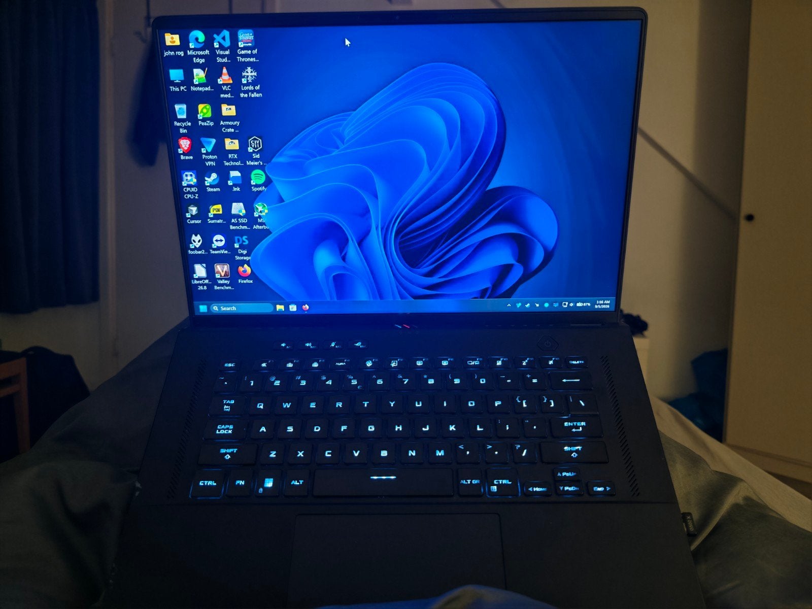 ASUS ROG Zephyrus M16 GU603ZW - i9-12900H, RTX 3070 Ti, Computers en Software, Gebruikt, Met videokaart, ASUS, Ophalen of Verzenden