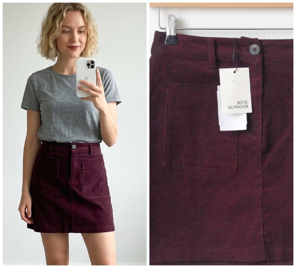 Sofie Schnoor - NIEUW - prachtige rok bordeauxrood - maat 34, Verzenden, Nieuw, Maat 34 (XS) of kleiner, Rood