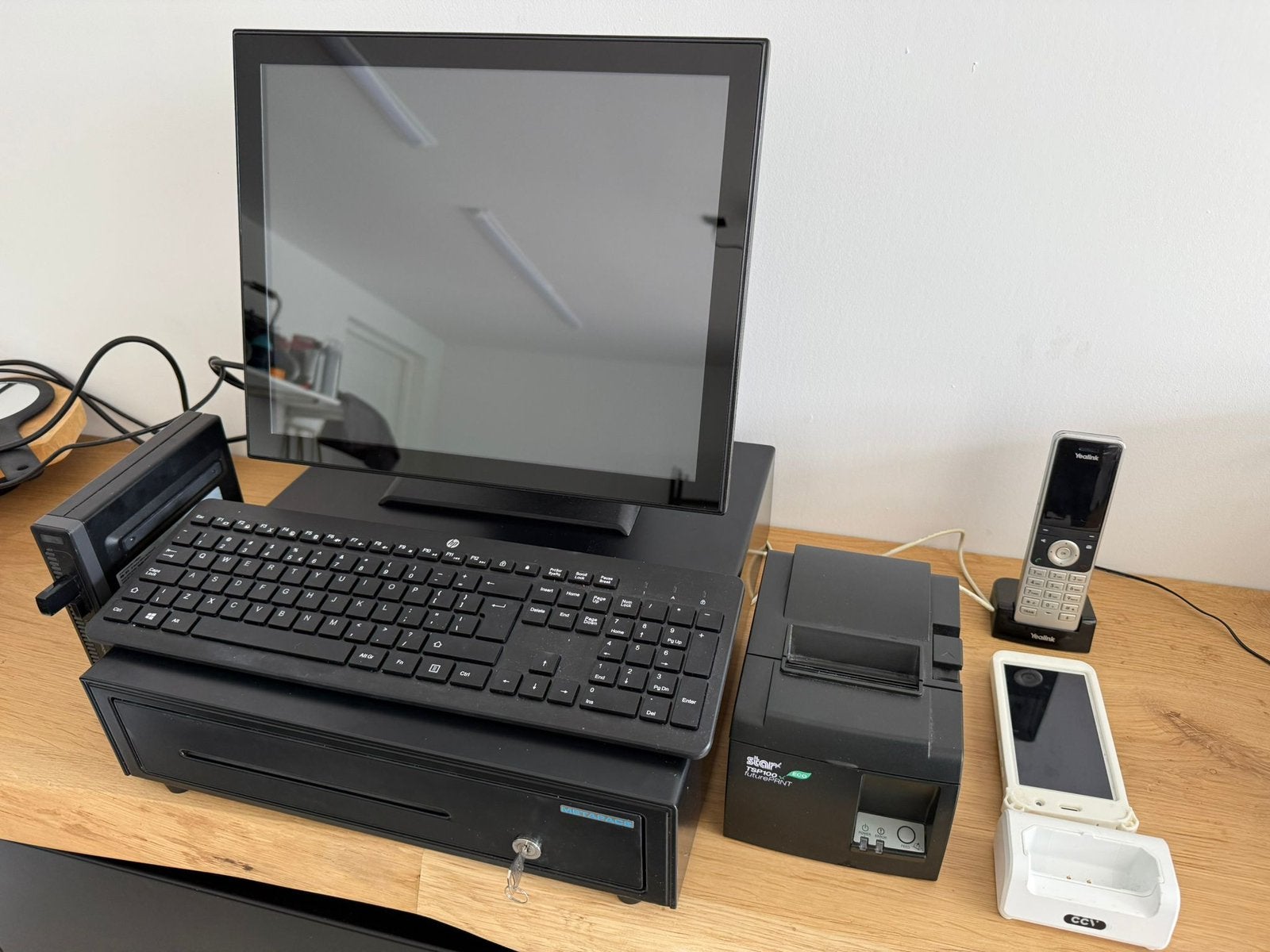 kassa systeem touchscreen bonprinter pinapparaat telefoon, Ophalen