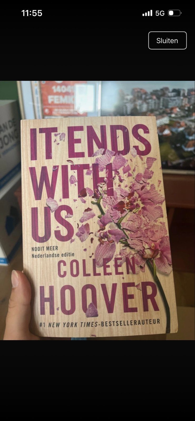 It Ends With Us - Colleen Hoover (Nederlandse editie), Ophalen of Verzenden, Zo goed als nieuw, Nederland