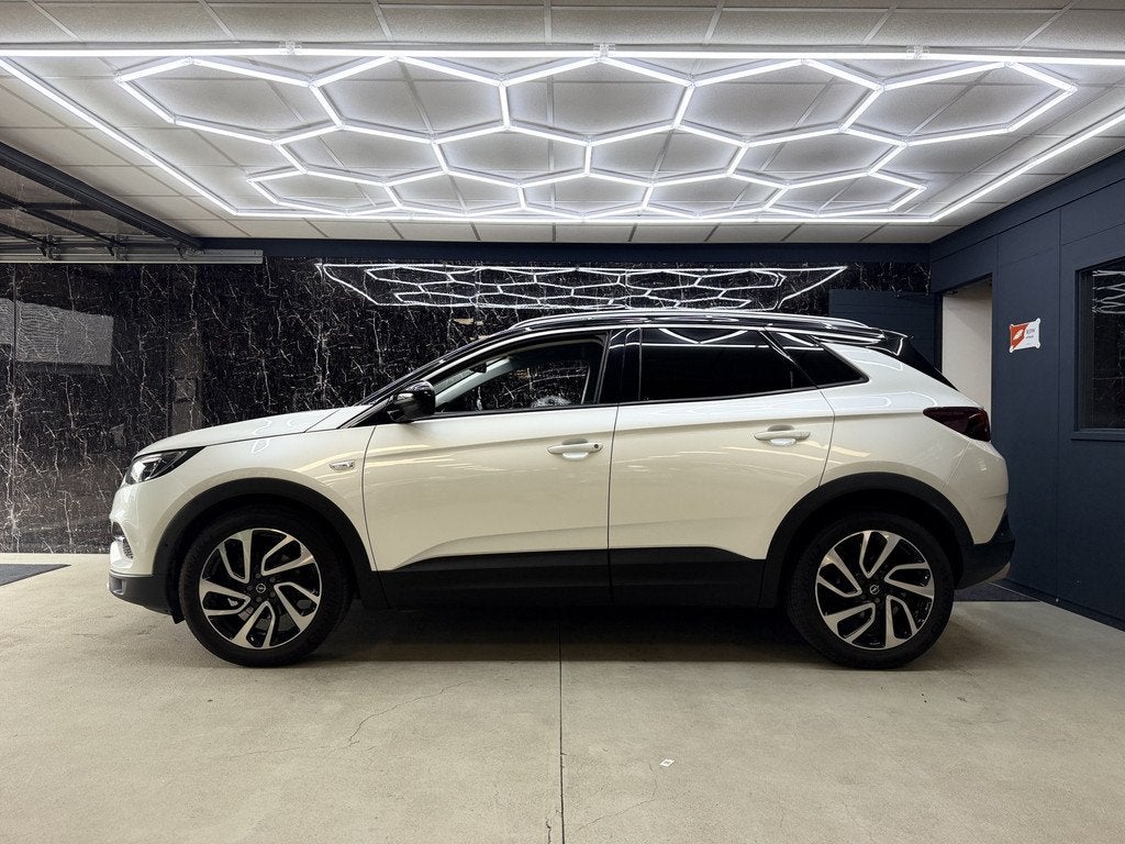 Opel Grandland X 1.6 Turbo Ultimate (bj 2019, automaat), Auto's, Opel, 1380 kg, Gebruikt, 4 cilinders, Wit