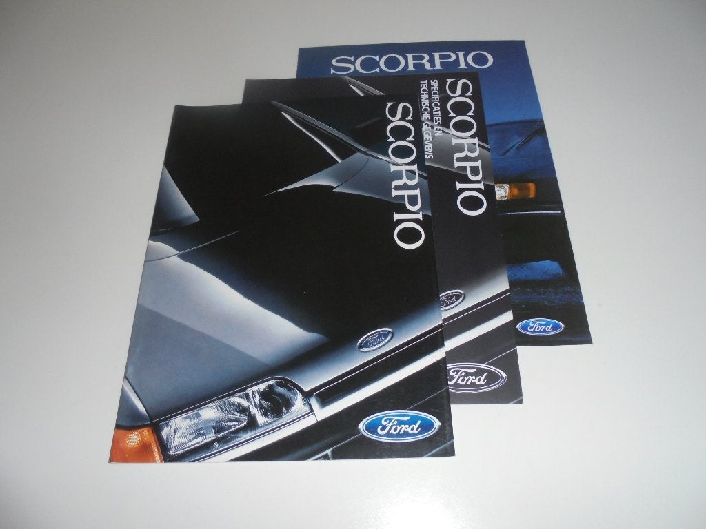 brochure Ford Scorpio  1985, Ophalen of Verzenden, Nieuw, Ford