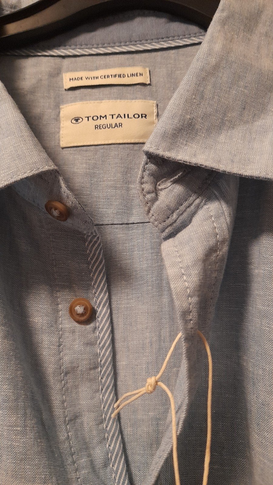 nieuw  linnen Overhemd 3xl, Ophalen of Verzenden, Nieuw, Blauw, Overhemd