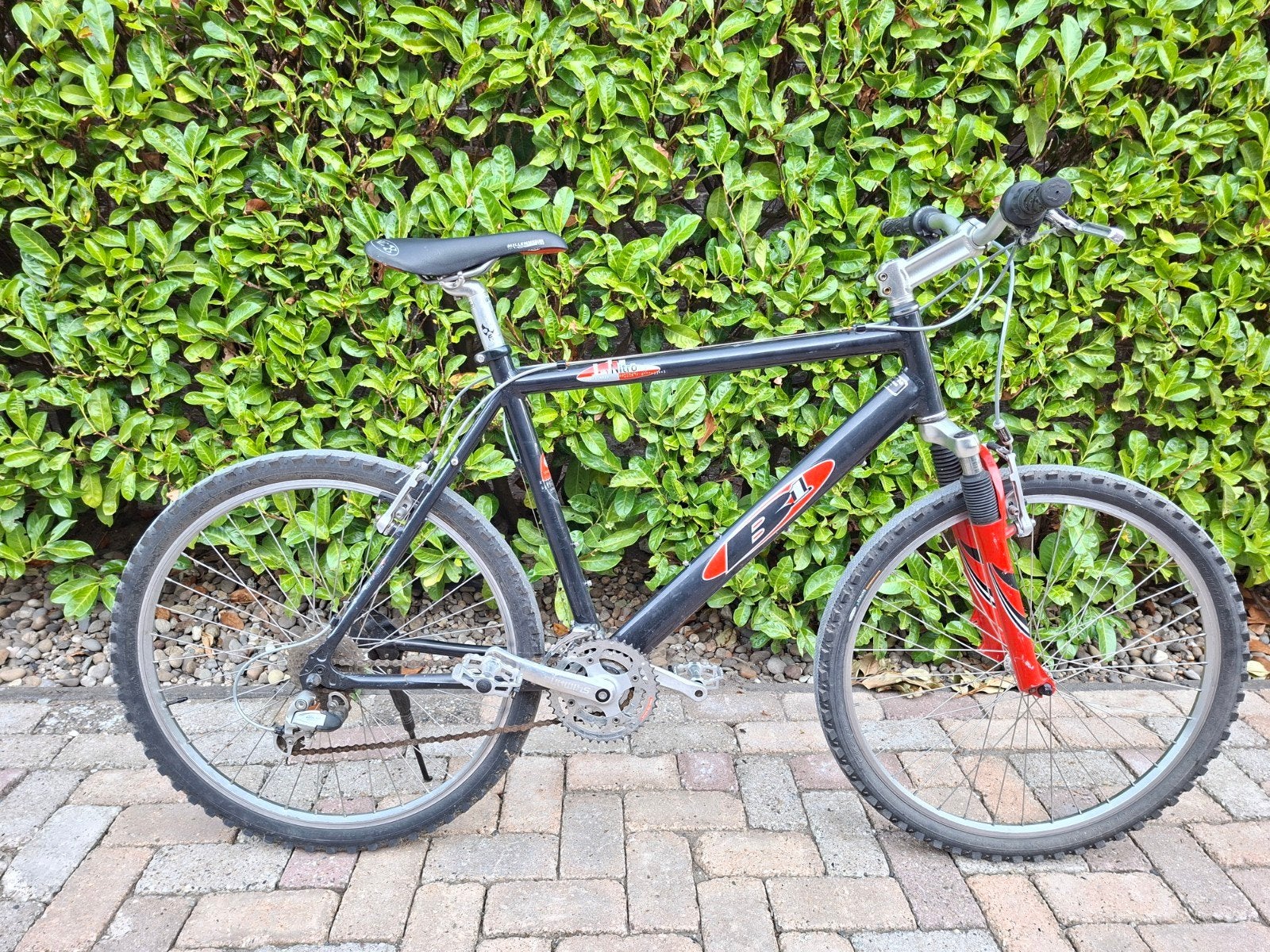 Mountainbike framemaat 50 cm met voorvorkvering, Hardtail, 49 tot 53 cm, Zo goed als nieuw, Ophalen