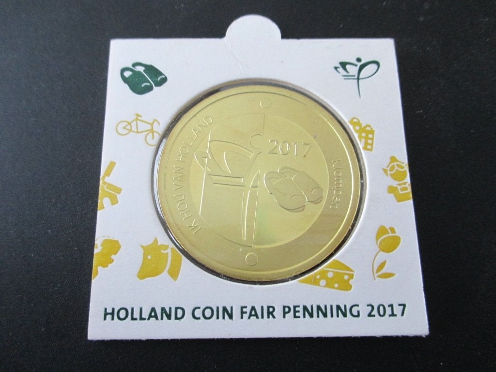 Holland Coin Fair 2017 klompen, Postzegels en Munten, Ophalen of Verzenden, Overige materialen, Nederland