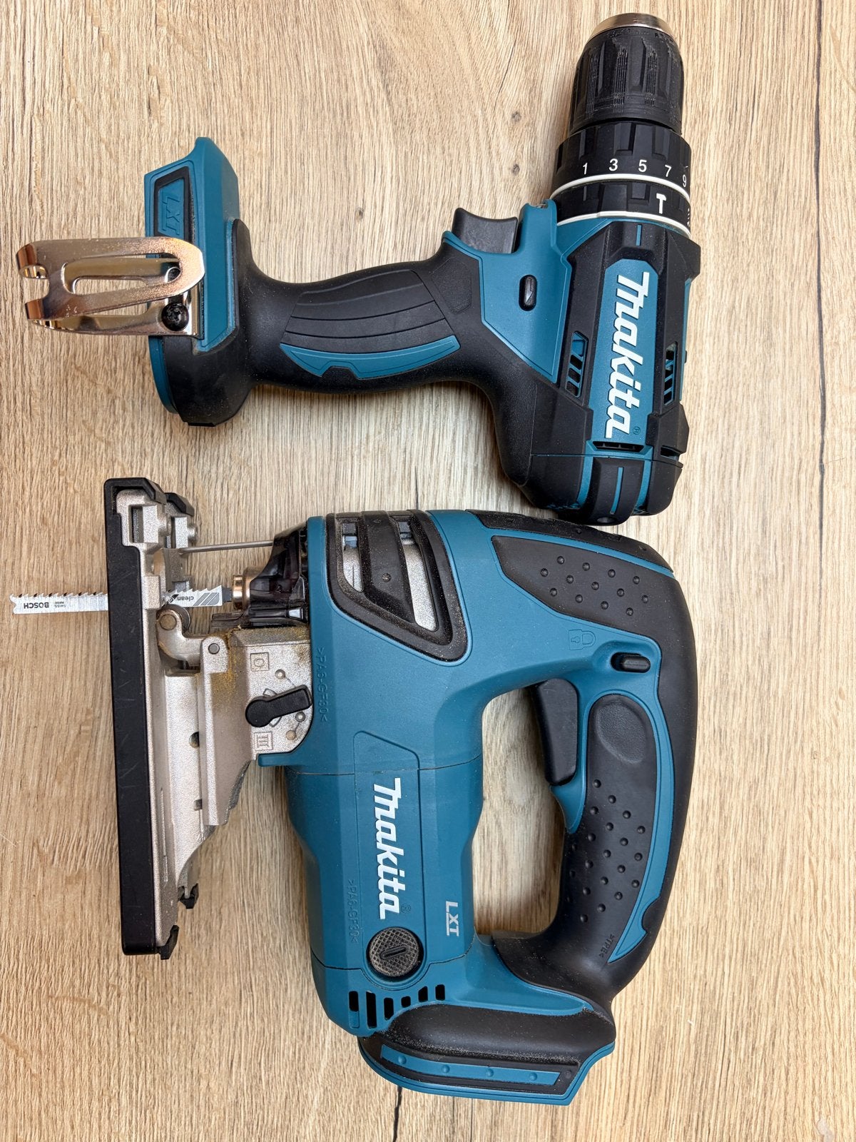 Makita DHP482 Boor-/Schroefmachine & DJV180 Decoupeerzaag, Ophalen of Verzenden, Boor- en Schroefmachine, Klopboormechanisme, Gebruikt