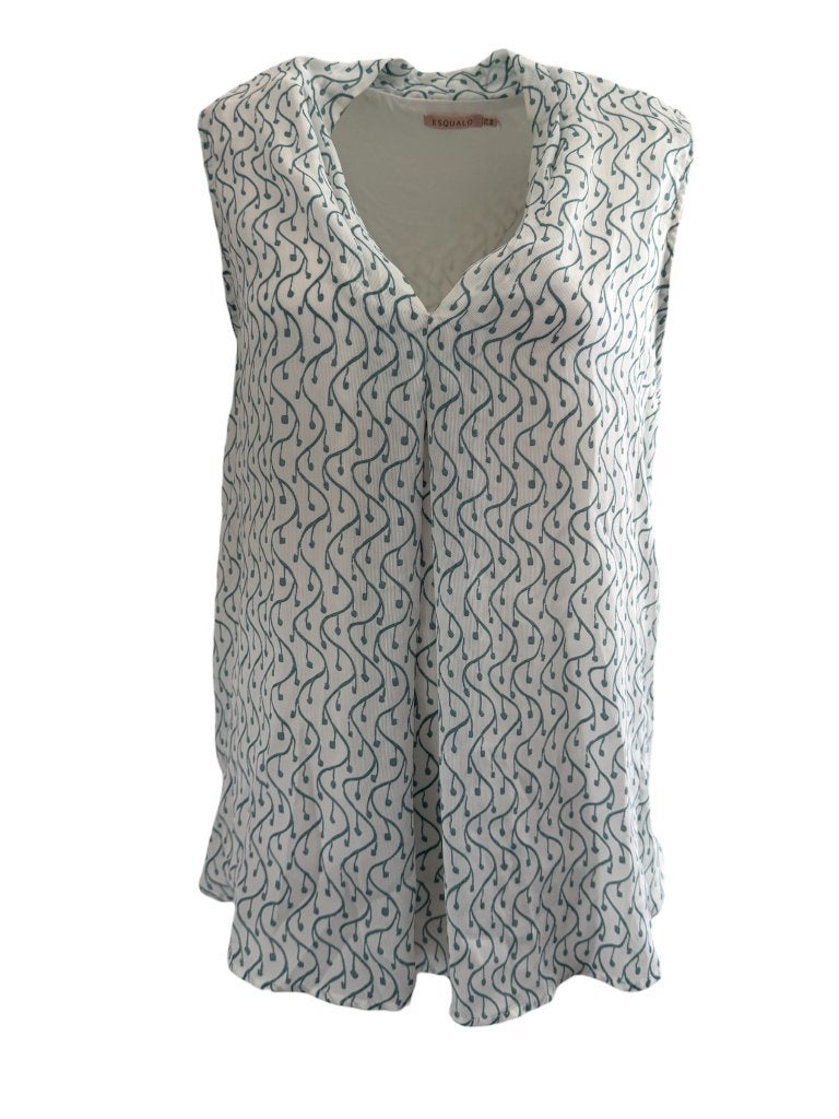 Esqualo top L, Maat 38/40 (M), Blauw, Ophalen of Verzenden, Zo goed als nieuw