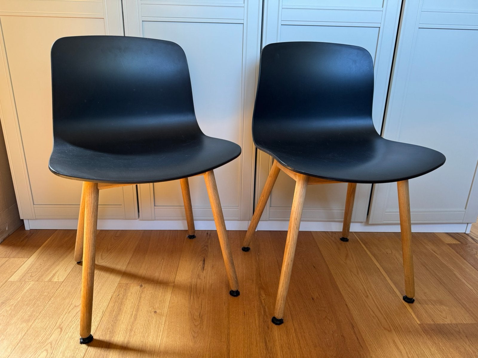eetkamerstoelen HayAAC12, Huis en Inrichting, Stoelen, Ophalen, Kunststof, Twee, Zwart