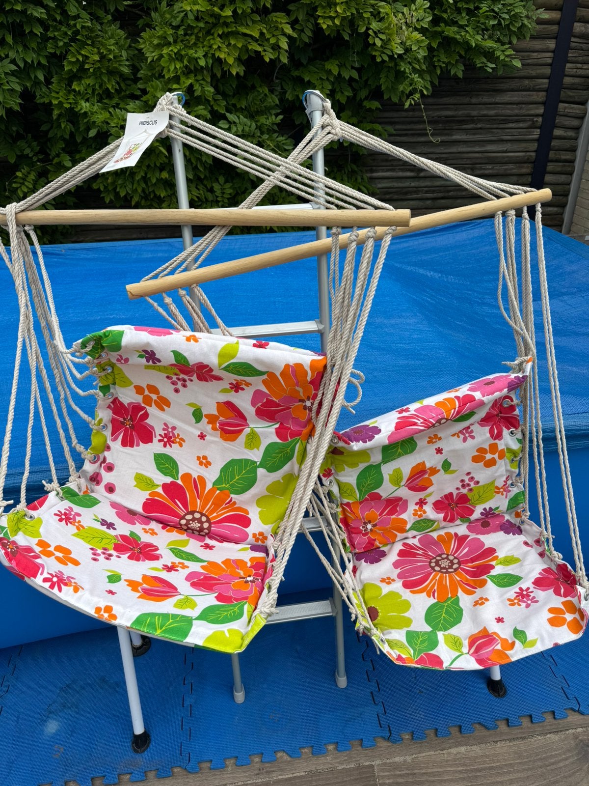 Hibiscus Hangstoel 2x, Ophalen, Nieuw, Eenpersoons, Opvouwbaar