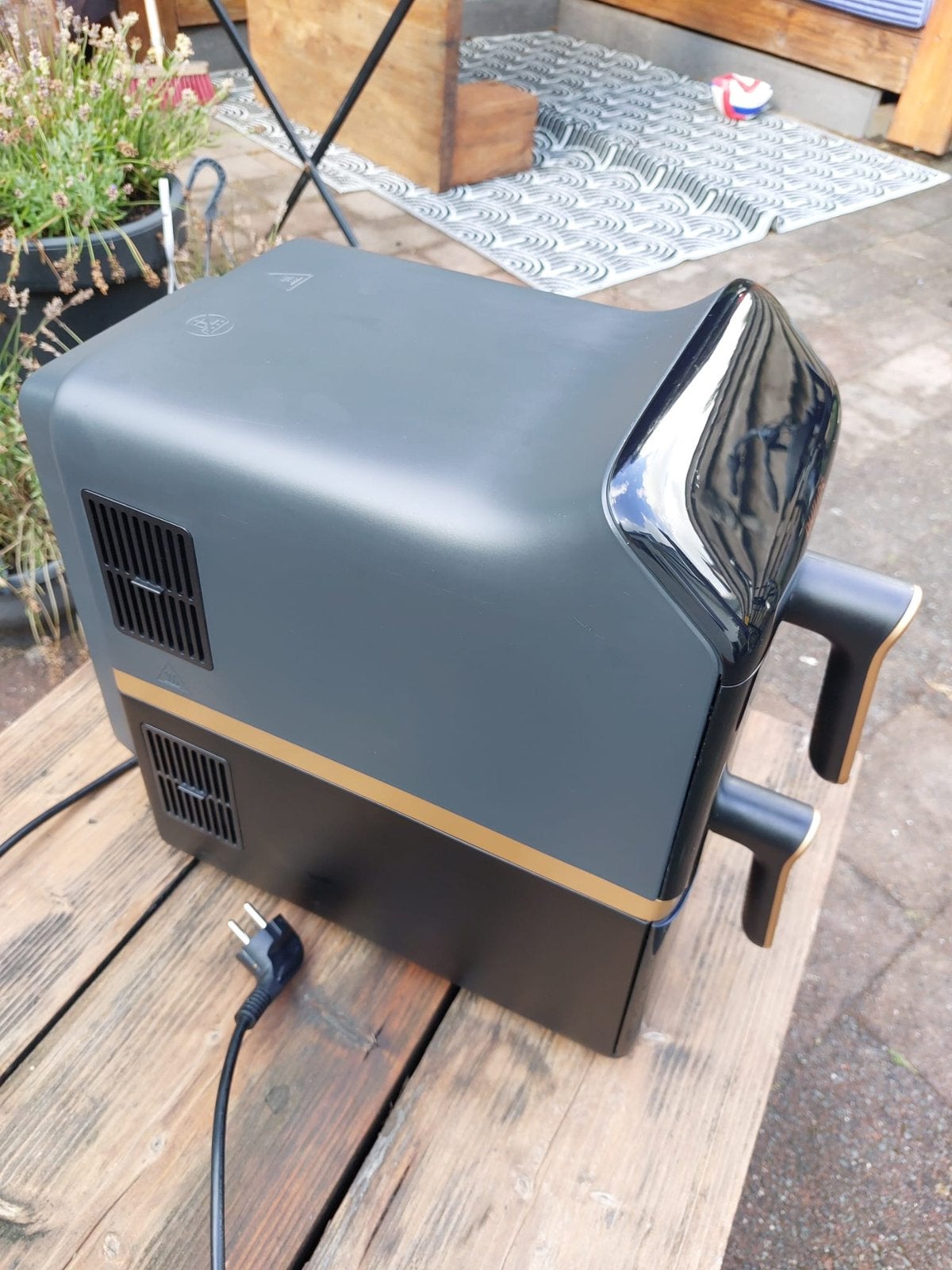 Philips Airfryer Dual Stacked 4000 Series NA462/70, Ophalen, Gebruikt