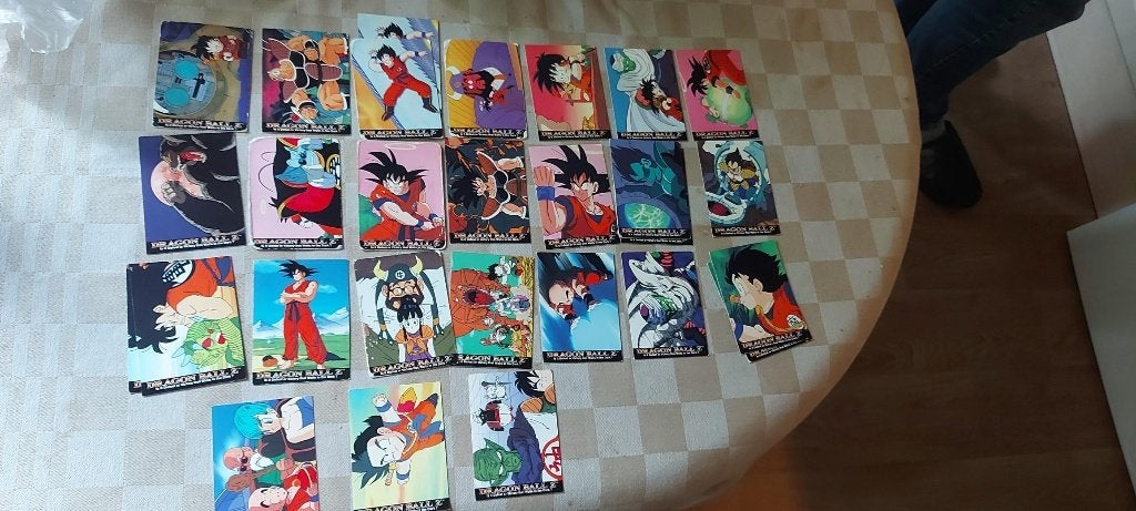 28 dragonball z kaarten Saiyan saga, Ophalen of Verzenden, Nieuw, Meerdere kaarten