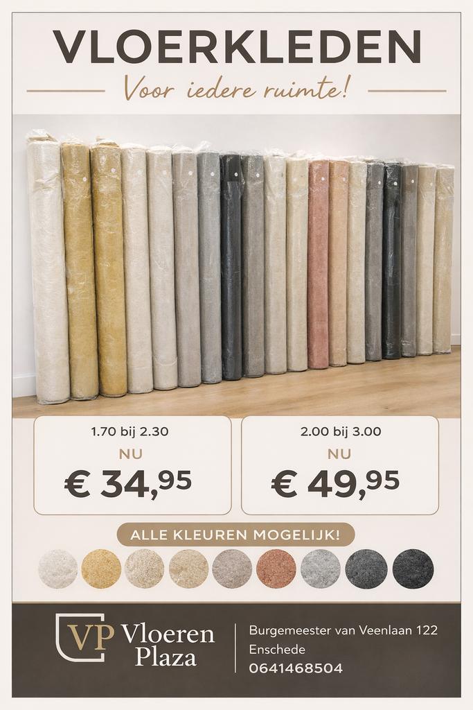 Vloerkleden vanaf €34,95 Gratis bezorging Enschede, Huis en Inrichting, Stoffering | Tapijten en Kleden, Ophalen, Wit, 150 tot 200 cm