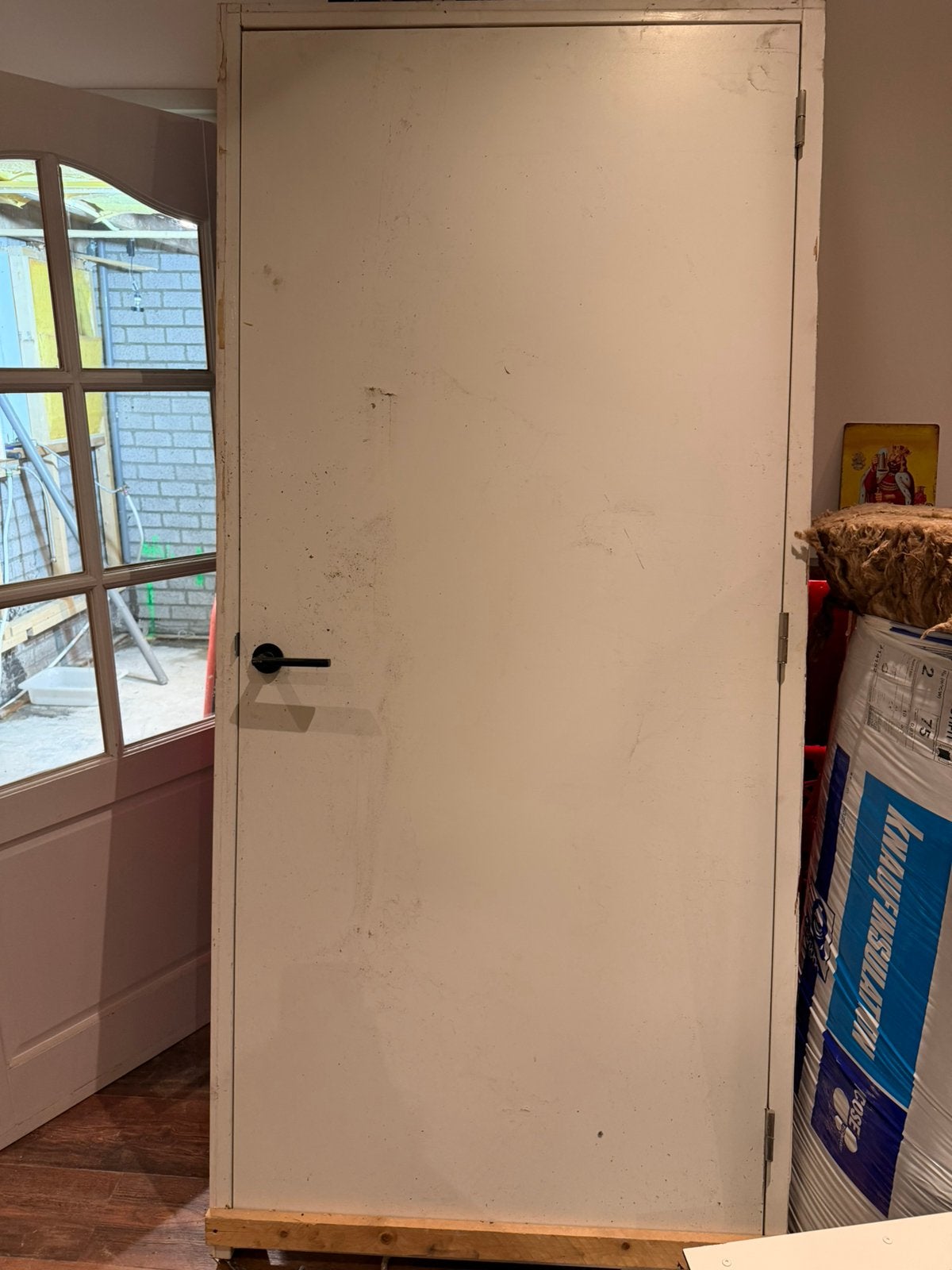 Binnendeur wit 211,5x93cm - Gebruikt MOET ZSM WEG, Doe-het-zelf en Verbouw, Deuren en Horren, Ophalen, Gebruikt, 80 tot 100 cm