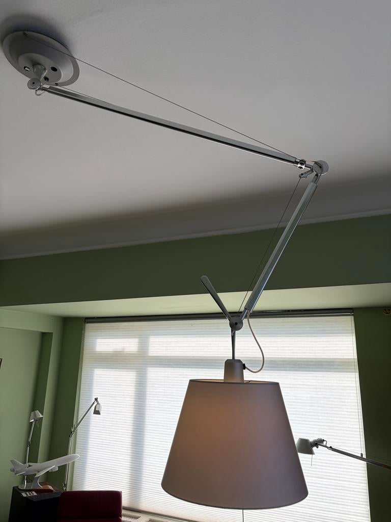 Artemide Tolomeo Descentrata Sospensione -  satin kap 32cm!, Minimalistisch, Artmide, Architect, Nieuw, Artemide, Nvt, tweedehands