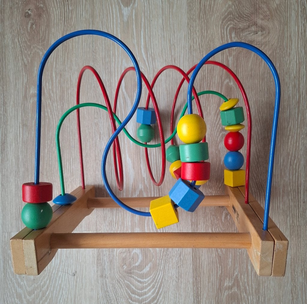 Houten kralenspiraal Ikea educatief speelgoed, Ophalen of Verzenden, Zo goed als nieuw, Ontdekken