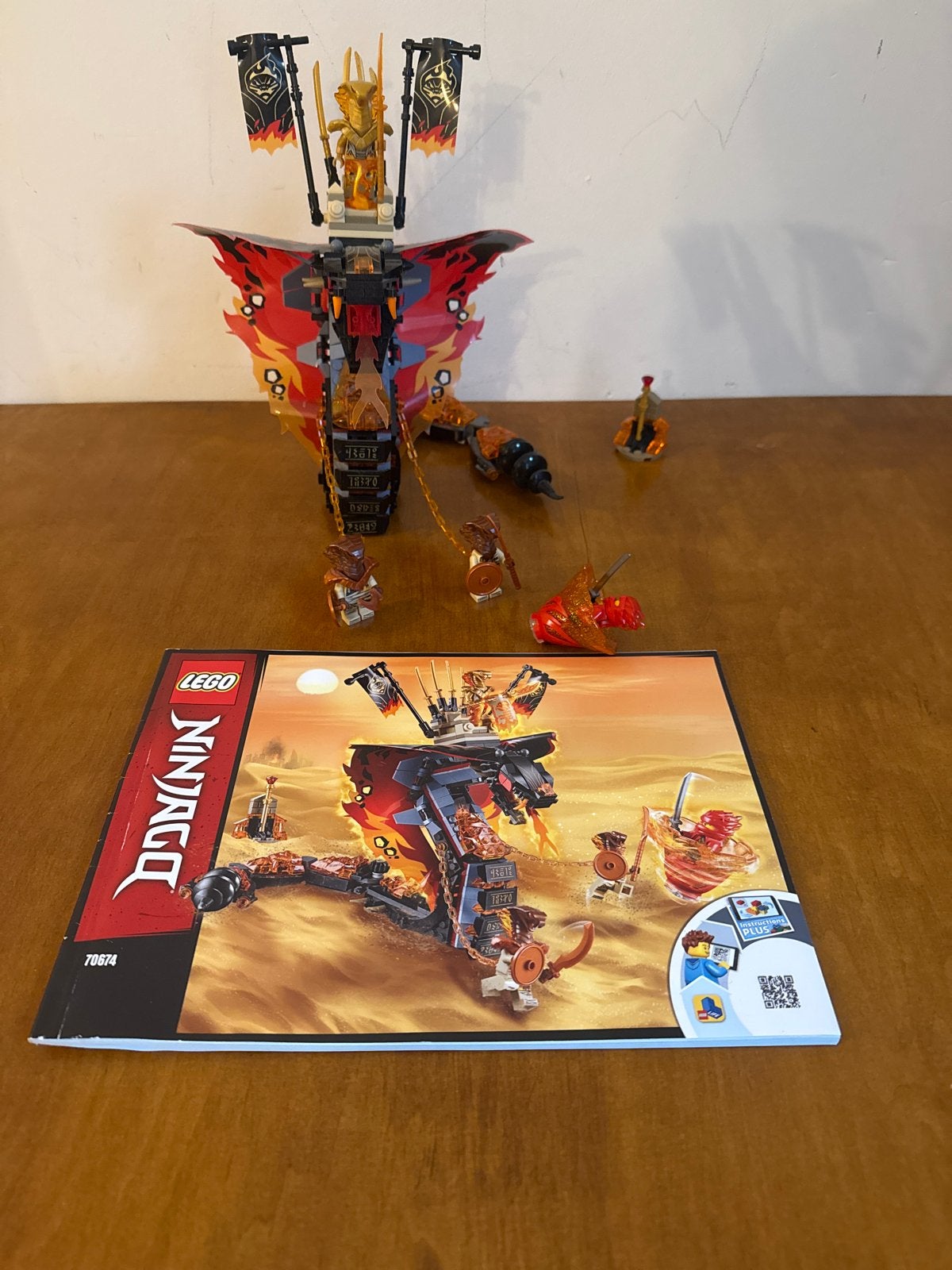 LEGO Ninjago 70674 Vuurslang - Complete set met minifiguren, Kinderen en Baby's, Speelgoed | Duplo en Lego, Lego, Ophalen of Verzenden